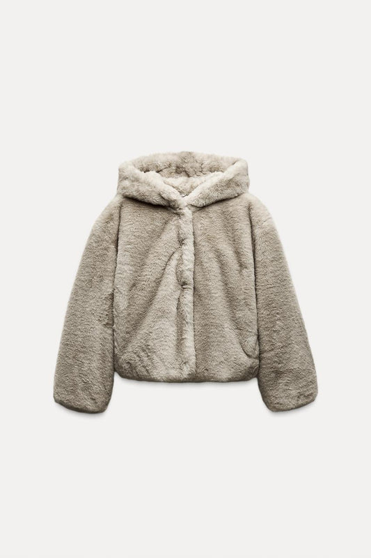 Hooded Teddy Jacket